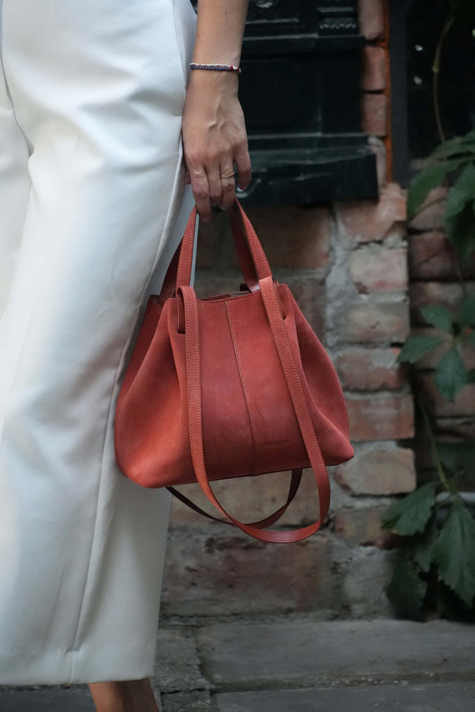 NOVA Small Argile Velur - Handbags - ONOCAN