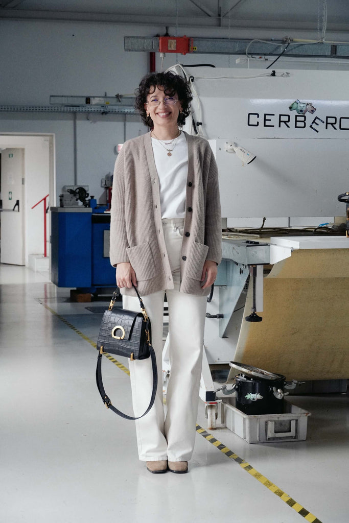 RITA Negru Croco Mat - Handbags - ONOCAN