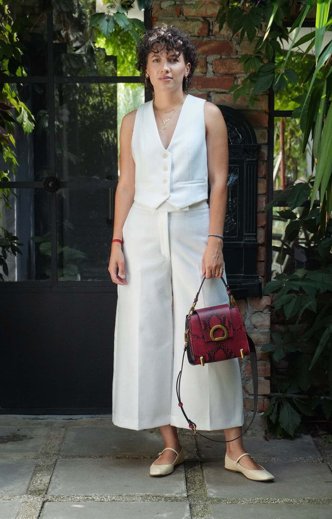 RITA Red Snake - Handbags - ONOCAN