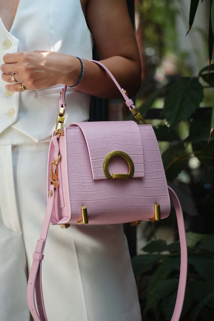 RITA Roz Croco - Handbags - ONOCAN
