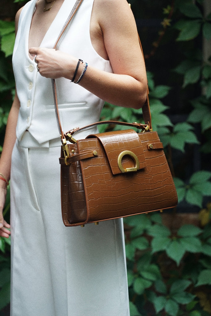 KARINA Maro Croco - Handbags - ONOCAN