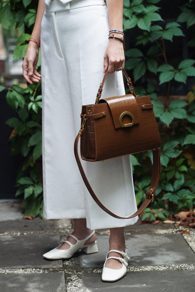 KARINA Maro Croco - Handbags - ONOCAN