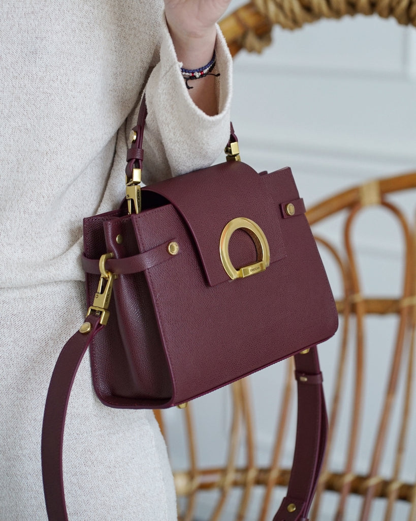 KARINA Midi Burgundy - Handbags - ONOCAN