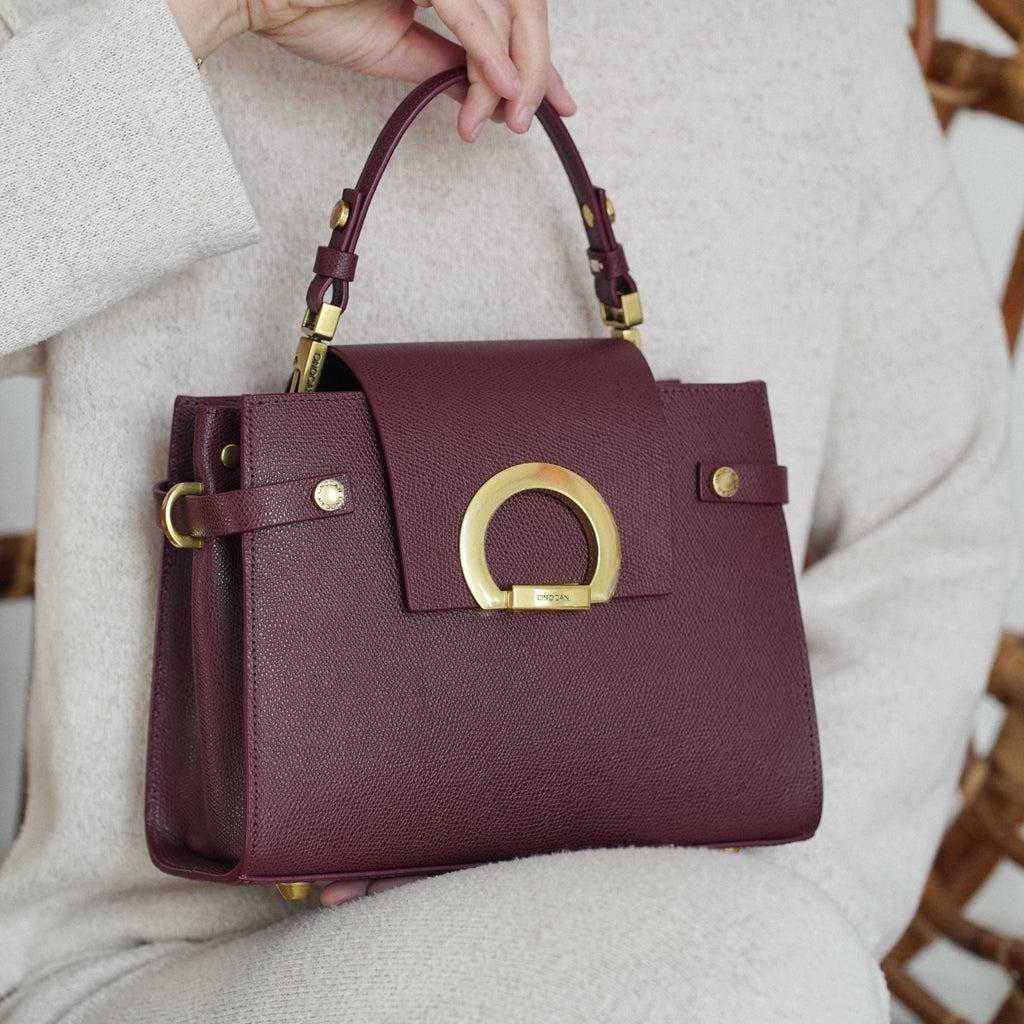 KARINA Midi Burgundy - Handbags - ONOCAN