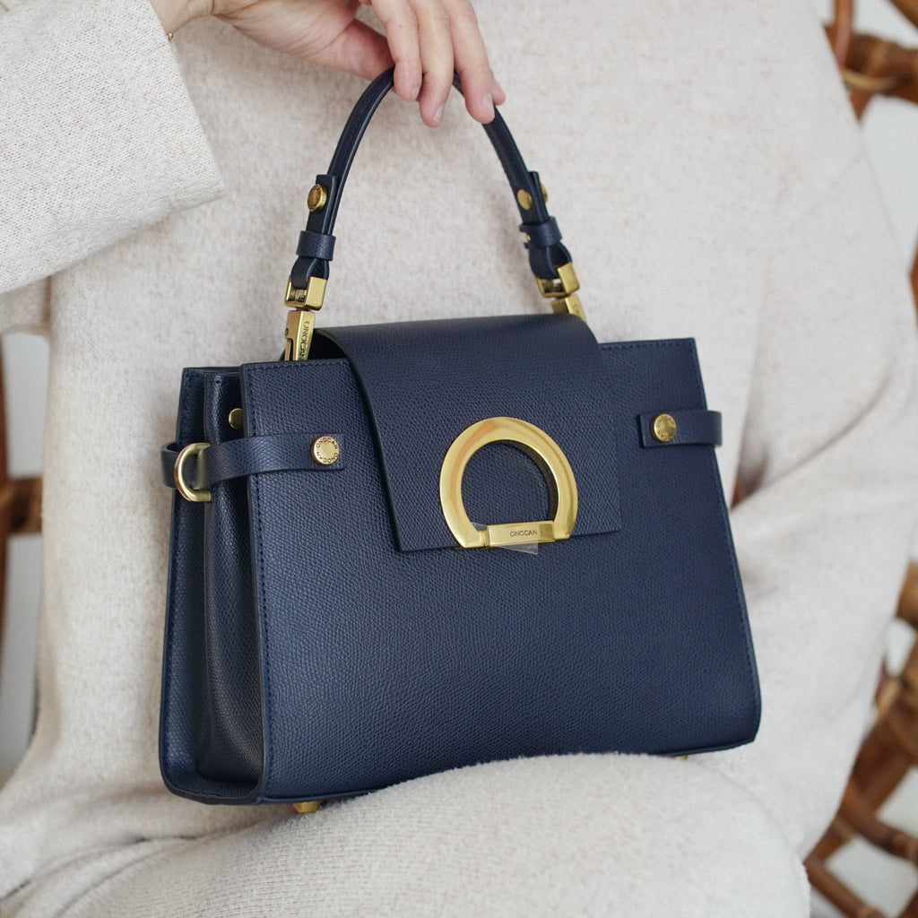 KARINA Midi Navy Blue - Handbags - ONOCAN