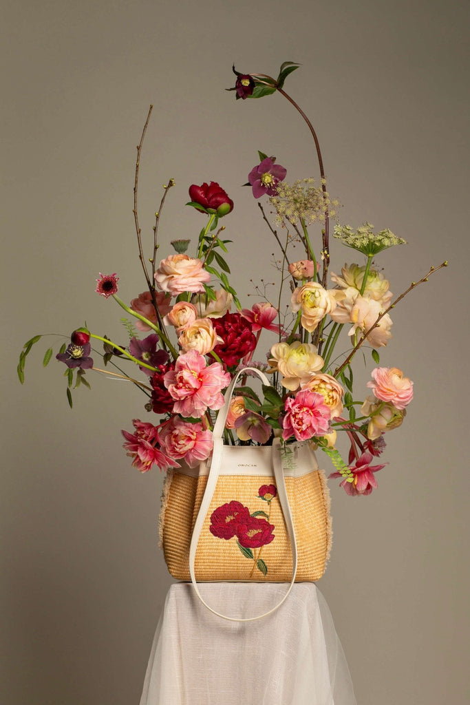 NOVA Flora Ivory - Handbags - ONOCAN