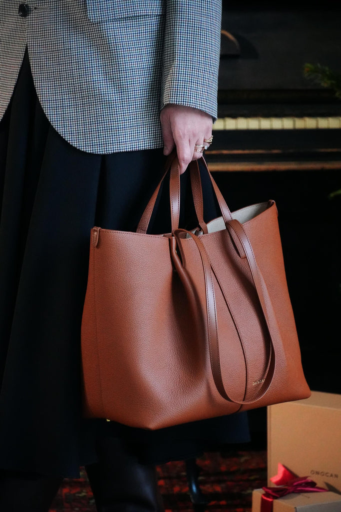 NOVA Large Camel TAURUS - Handbags - ONOCAN