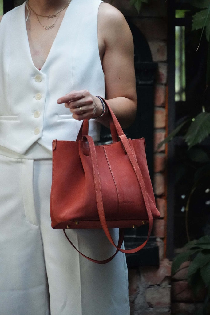 NOVA Small Argile Velur - Handbags - ONOCAN