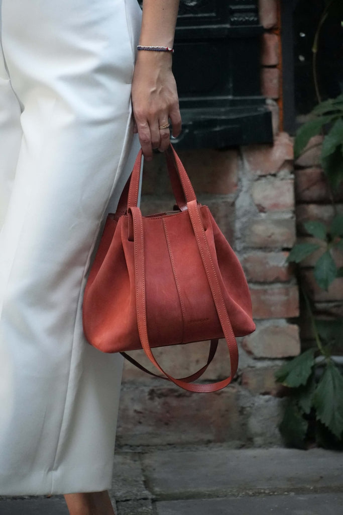 NOVA Small Argile Velur - Handbags - ONOCAN