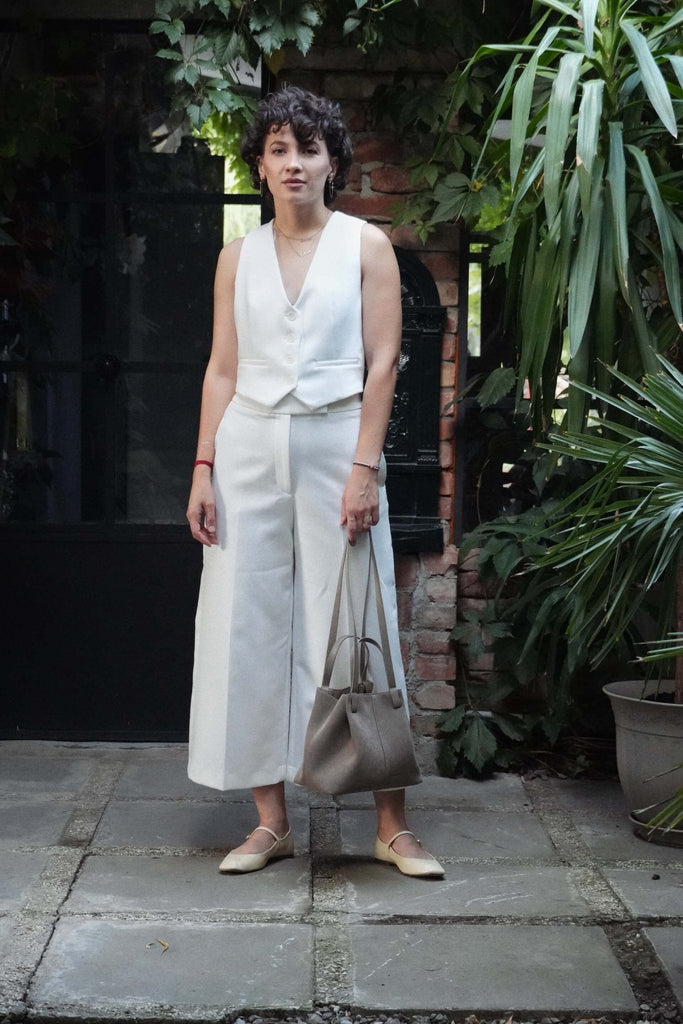 NOVA Small Grej Velur - Handbags - ONOCAN