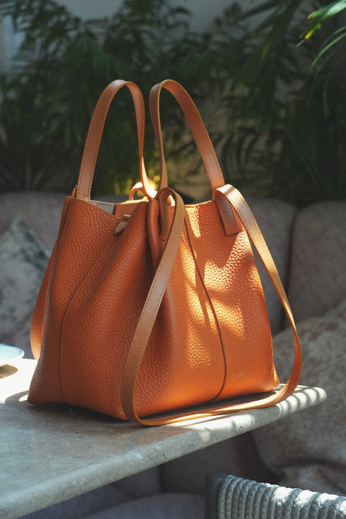 NOVA Small Portocaliu TAURUS - Handbags - ONOCAN