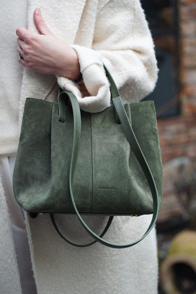NOVA Verde Velur - Handbags - ONOCAN