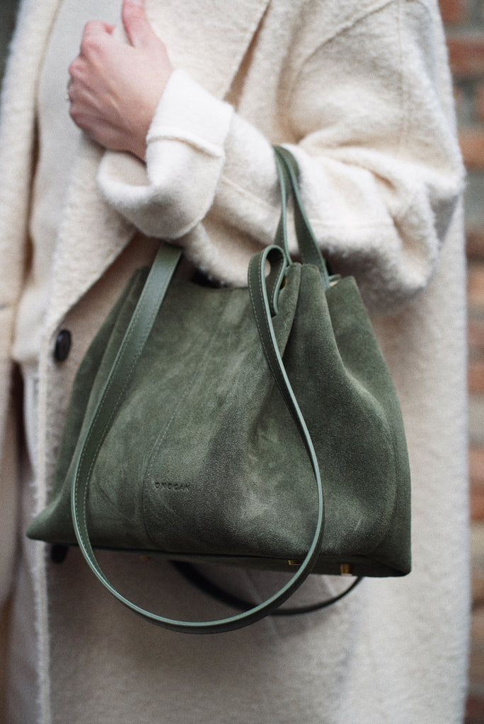 NOVA Verde Velur - Handbags - ONOCAN