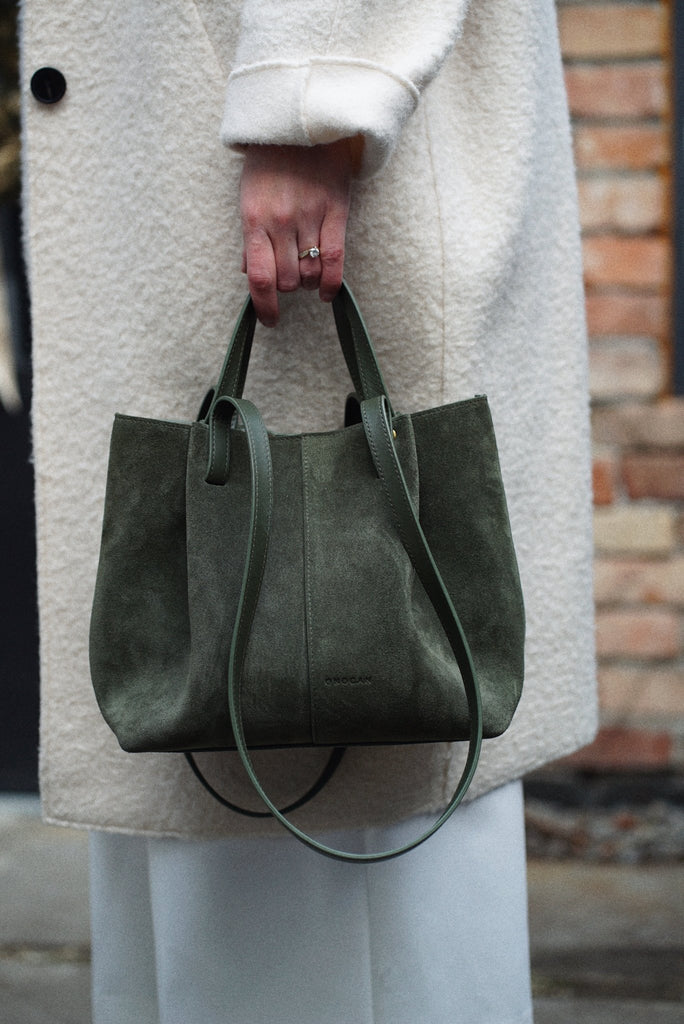 NOVA Verde Velur - Handbags - ONOCAN