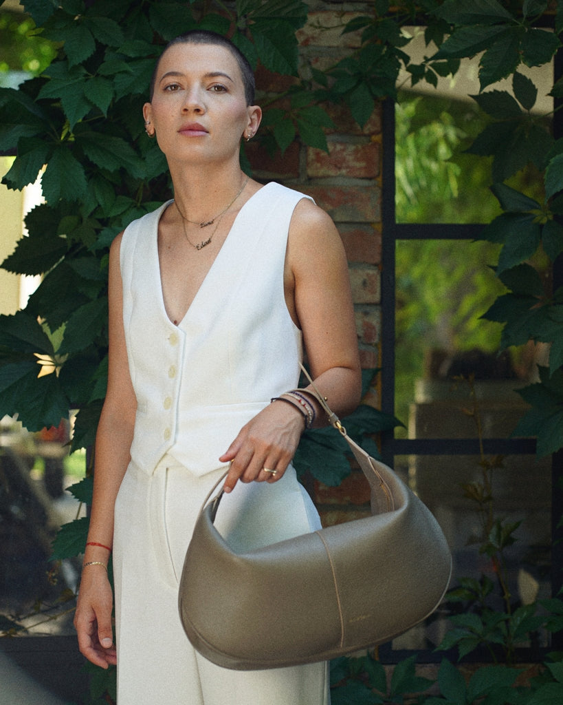OLIVIA Large Grej - Handbags - ONOCAN