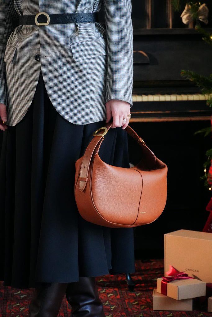 OLIVIA Midi Camel TAURUS - Handbags - ONOCAN