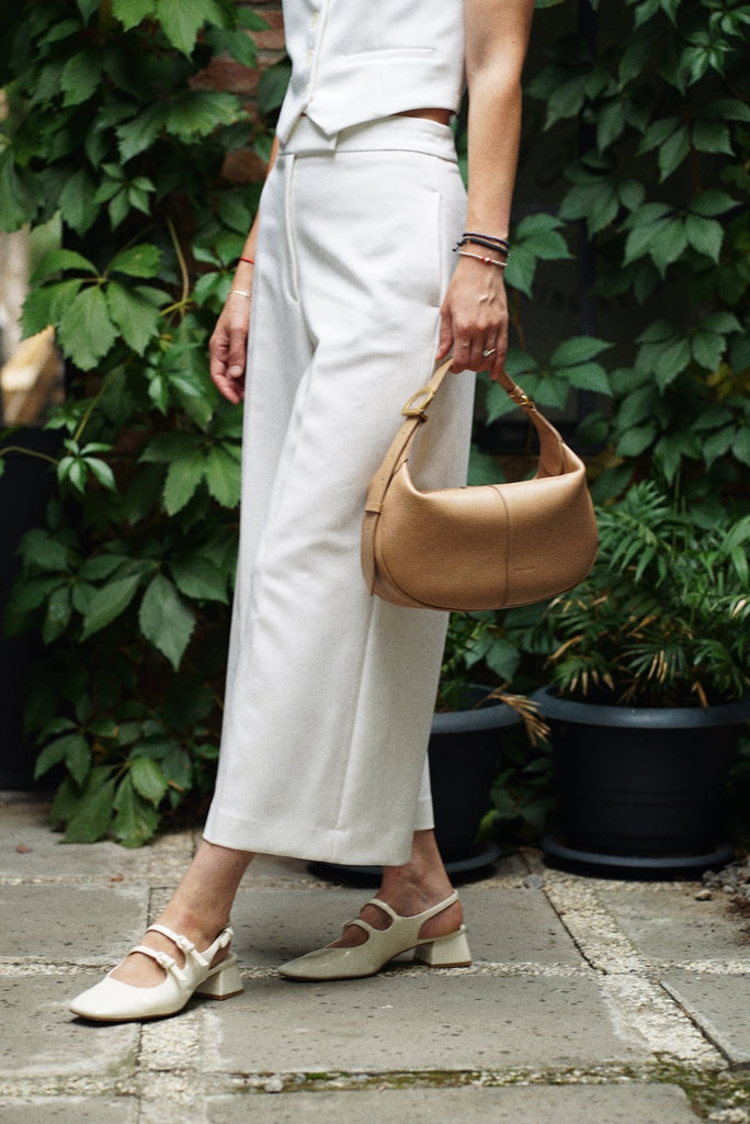 OLIVIA Midi Cappuccino - Handbags - ONOCAN