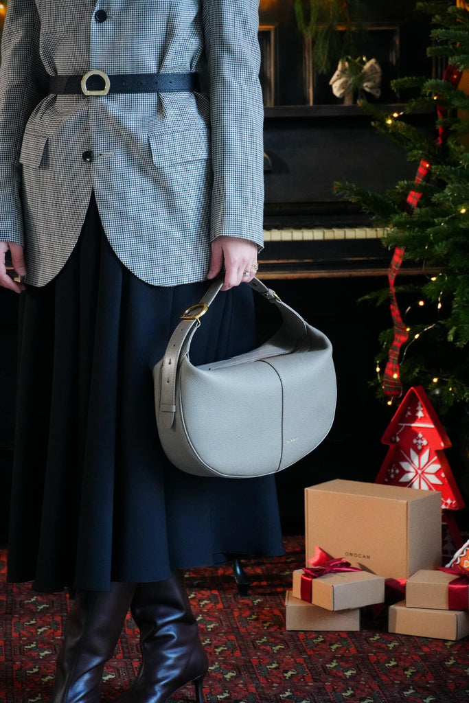 OLIVIA Midi Grej TAURUS - Handbags - ONOCAN