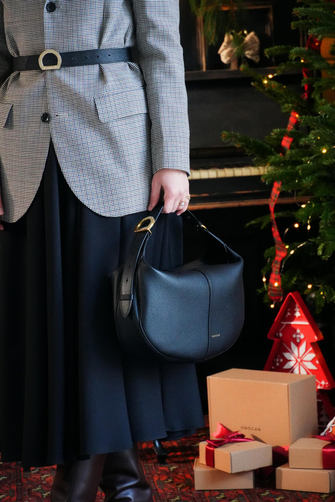 OLIVIA Midi Negru TAURUS - Handbags - ONOCAN