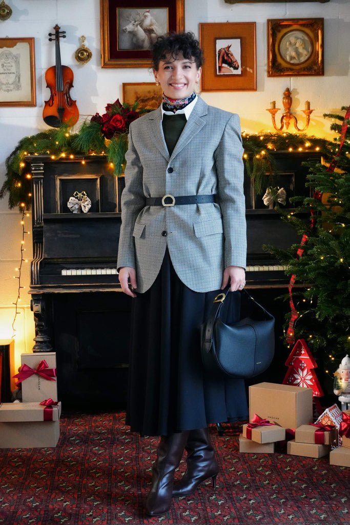 OLIVIA Midi Negru TAURUS - Handbags - ONOCAN