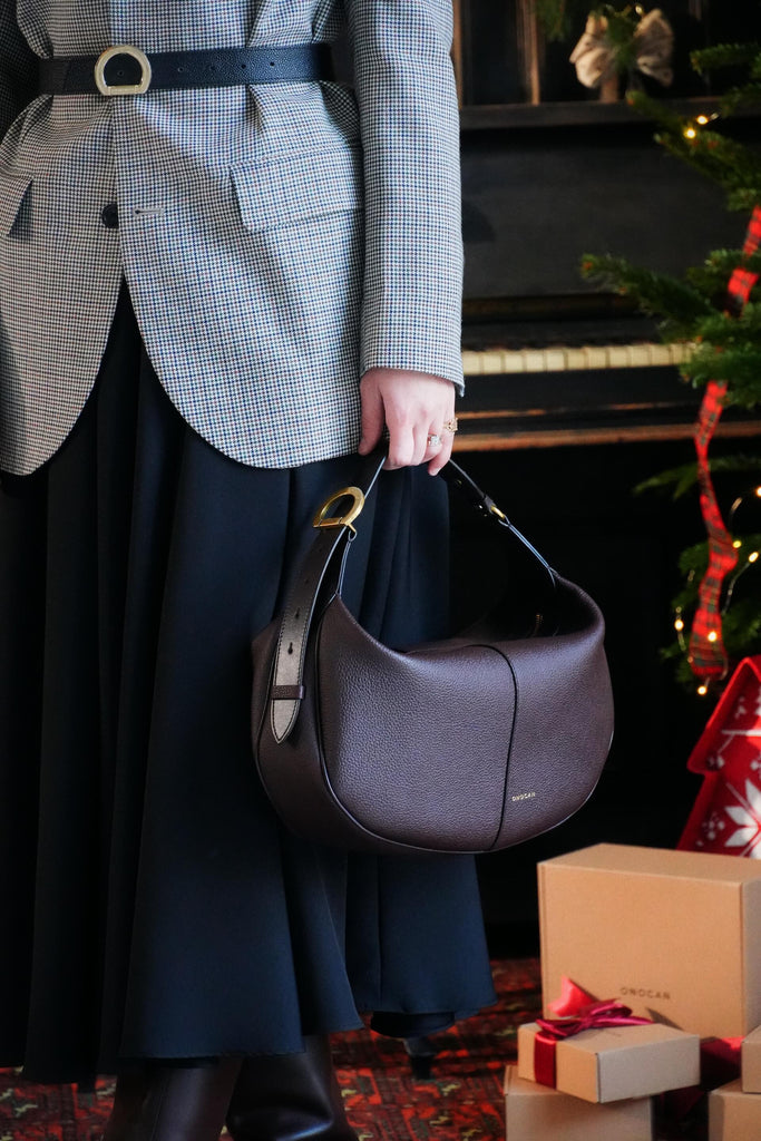 OLIVIA Midi Tobacco TAURUS - Handbags - ONOCAN