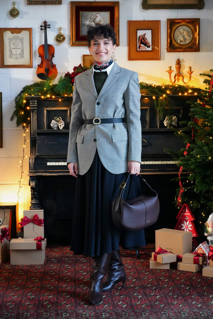 OLIVIA Midi Tobacco TAURUS - Handbags - ONOCAN