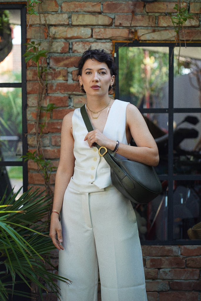 OLIVIA Midi Verde - Handbags - ONOCAN