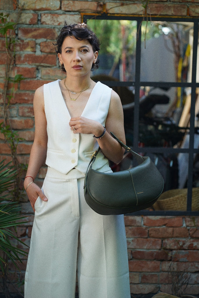 OLIVIA Midi Verde - Handbags - ONOCAN