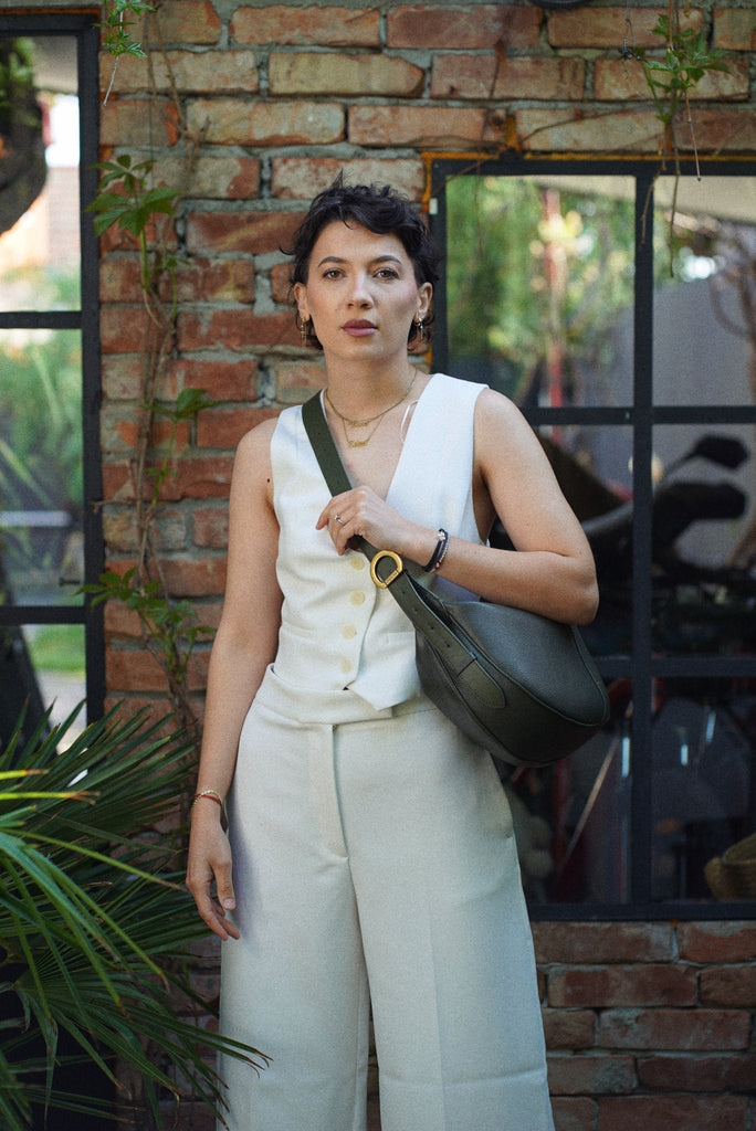 OLIVIA Midi Verde - Handbags - ONOCAN