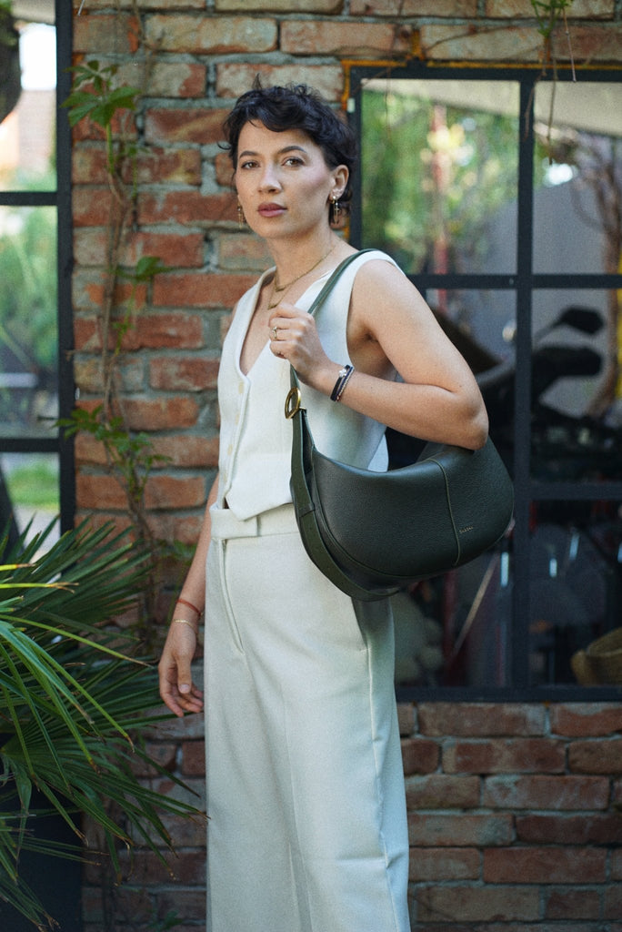 OLIVIA Midi Verde - Handbags - ONOCAN