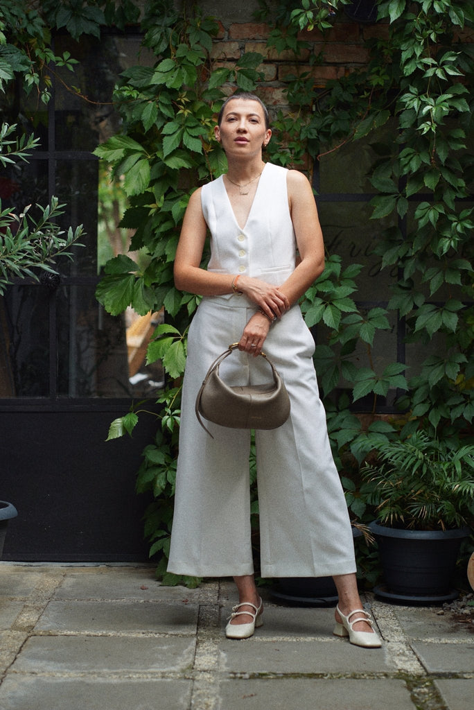 OLIVIA Small Grej - Handbags - ONOCAN