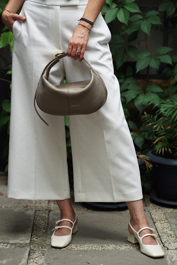 OLIVIA Small Grej - Handbags - ONOCAN