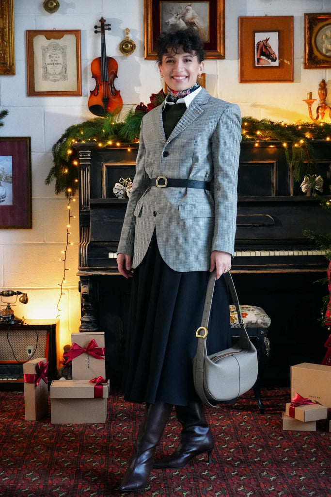 OLIVIA Small Grej TAURUS- Handbags - ONOCAN