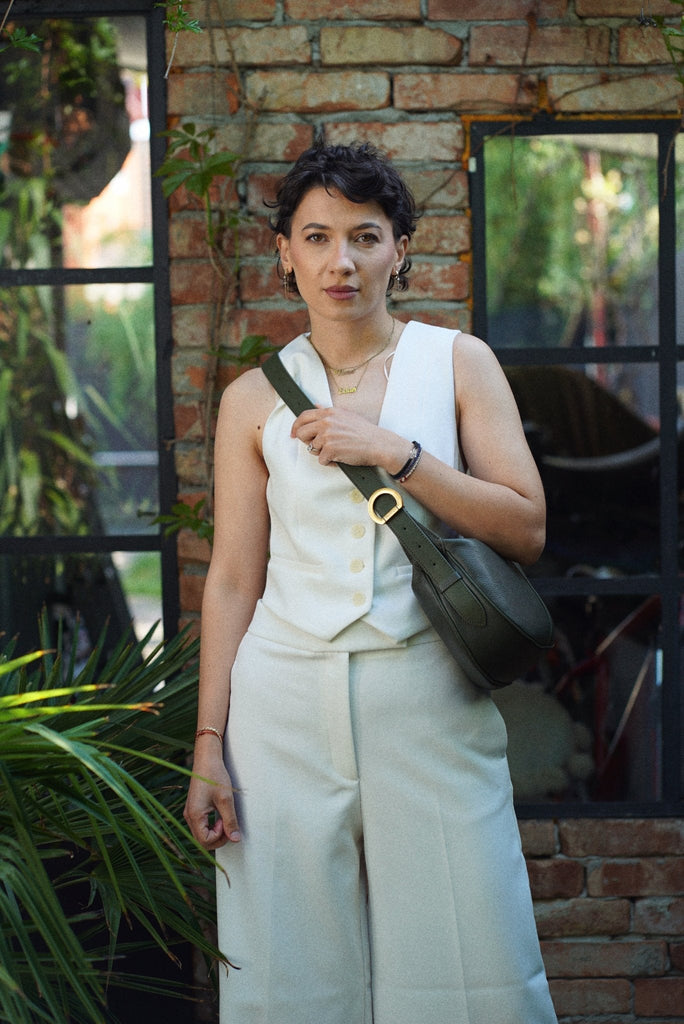 OLIVIA Small Verde - Handbags - ONOCAN