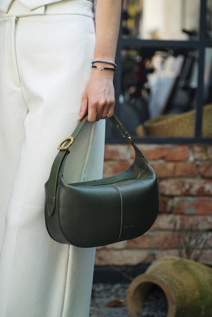 OLIVIA Small Verde - Handbags - ONOCAN