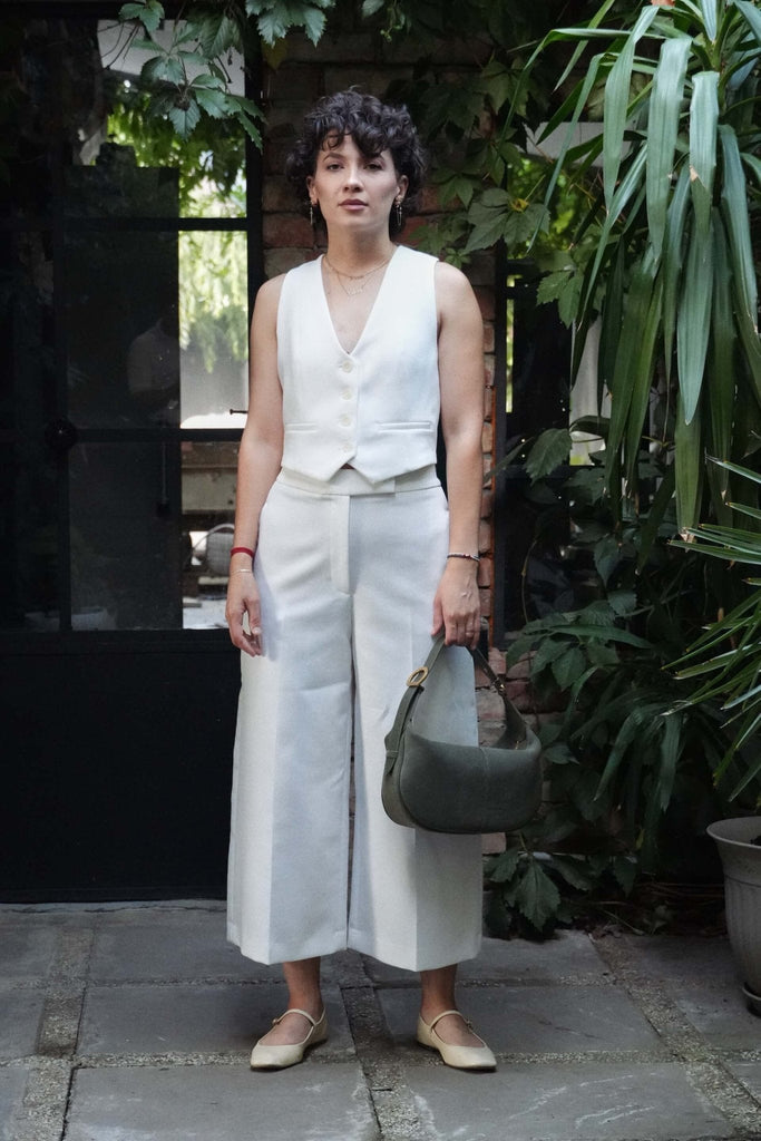 OLIVIA Small Verde Velur - Handbags - ONOCAN