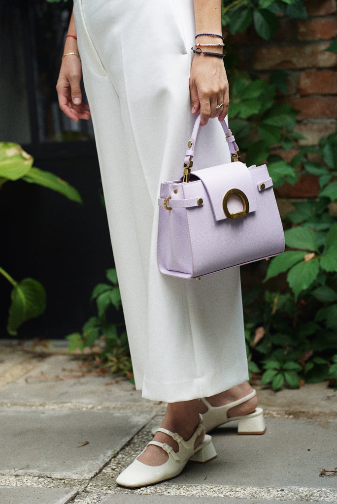 PASTEL KARINA Midi • Lavandă - Handbags - ONOCAN