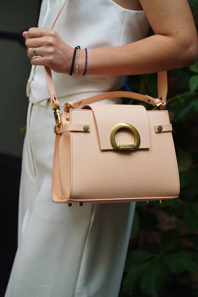 PASTEL KARINA Midi • Piersică - Handbags - ONOCAN