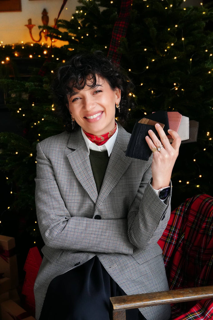 Portcard Negru Struț - Handbags - ONOCAN