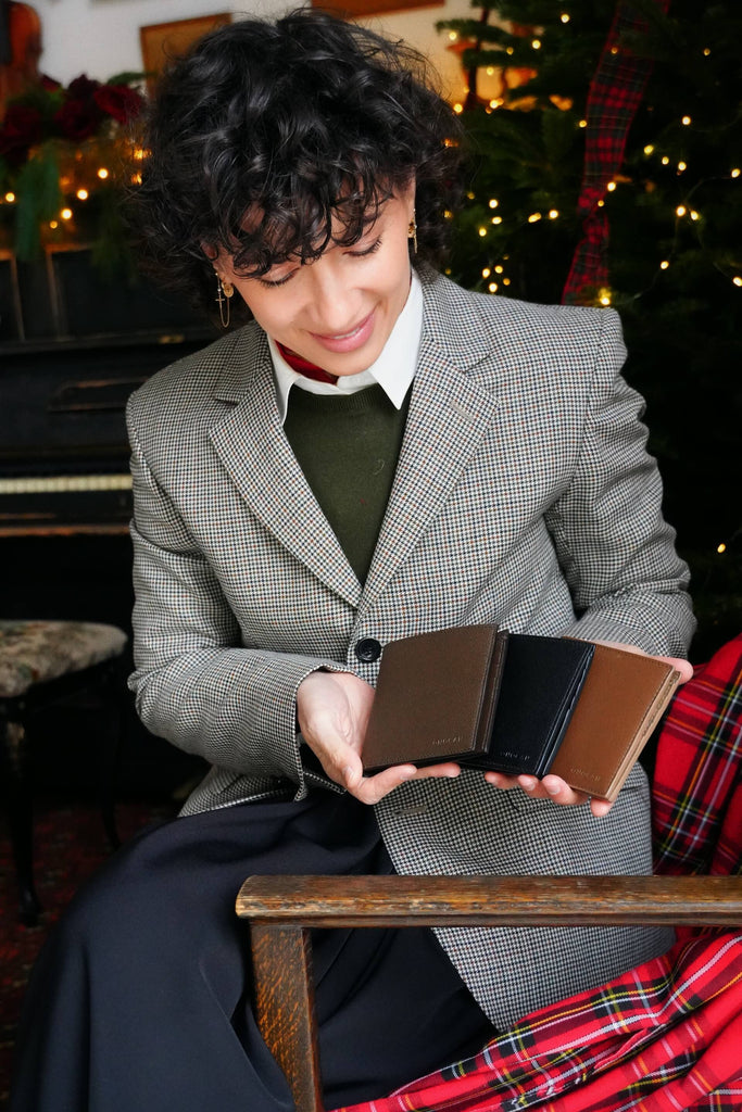 Portofel Bărbați Compact Maro - Handbags - ONOCAN