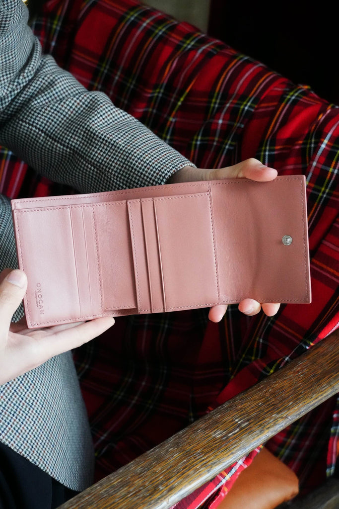 Portofel Damă Roz Somon - Handbags - ONOCAN