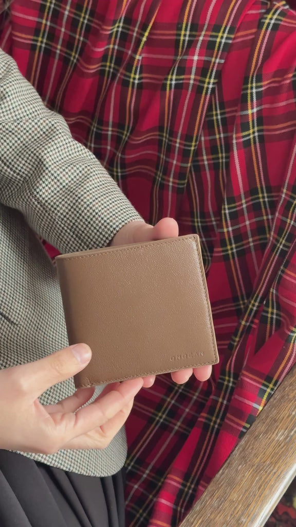 Portofel Bărbați Compact Maro - Handbags - ONOCAN