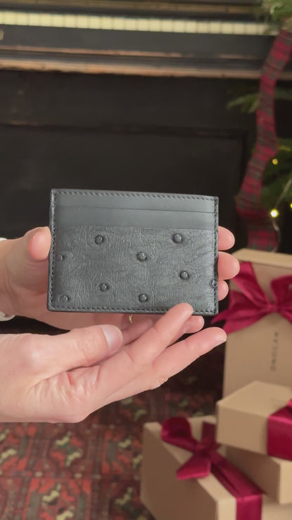 Portcard Negru STRUȚ - Handbags - ONOCAN