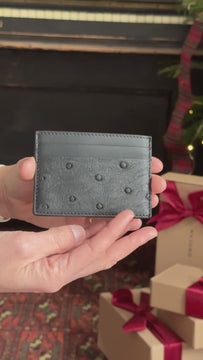 Portcard Negru STRUȚ - Handbags - ONOCAN