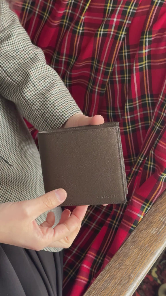 Portofel Bărbați Compact Maro Închis - Handbags - ONOCAN