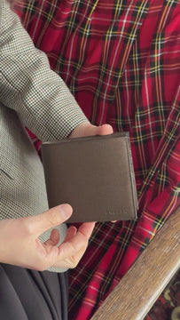 Portofel Bărbați Compact Maro Închis - Handbags - ONOCAN