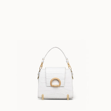 RITA Alb Croco - Handbags - ONOCAN