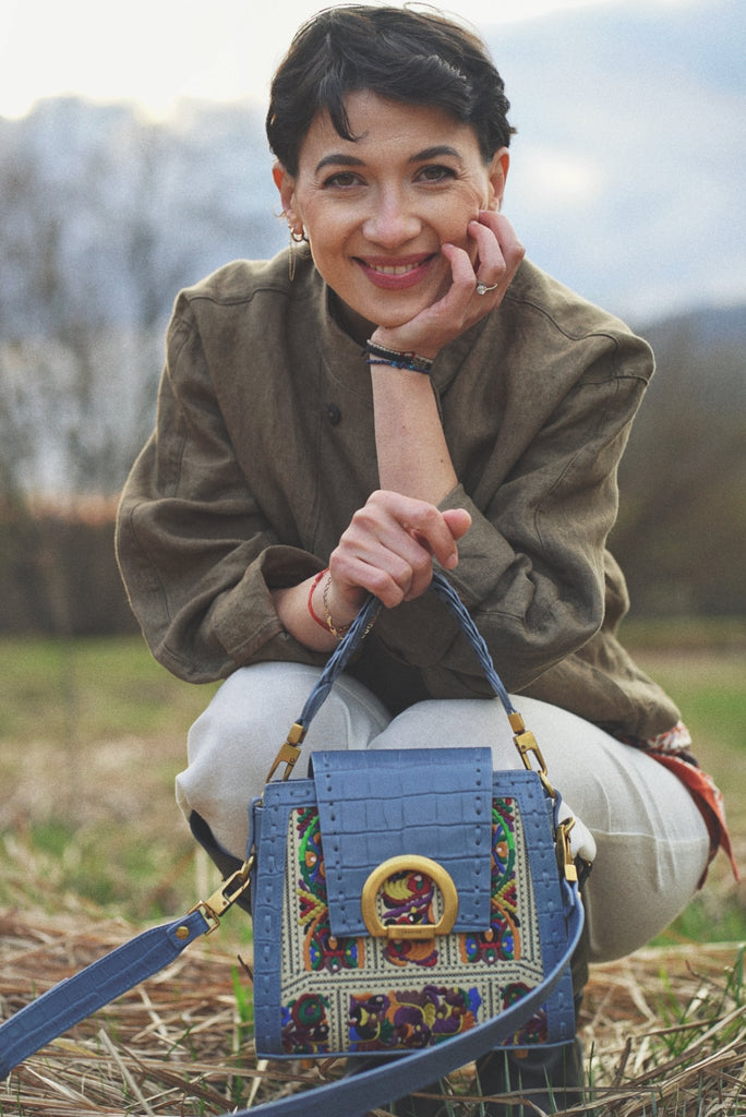 RITA ORIGINI Albastru - Handbags - ONOCAN