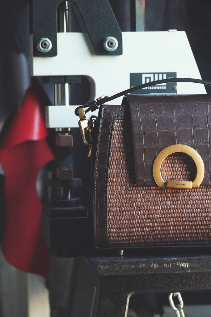 RITA RAFFIA Maro Croco 2.0 - Handbags - ONOCAN